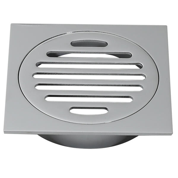 SQA-308 desagües de rejillas de piso de baño de latón de 110 mm personalizables de alta calidad