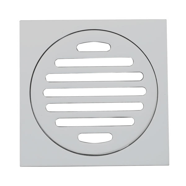 SQA-308 desagües de rejillas de piso de baño de latón de 110 mm personalizables de alta calidad