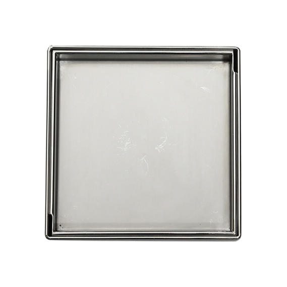 TI-1504-CO ss 304 316 Inserto de mosaico Cuadrado satinado Desagües de ducha con acabado de espejo/pulido